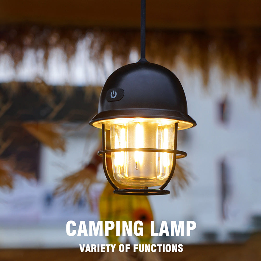 LED Lantern Vintage Portable Camping Tent Hanging Light LY14