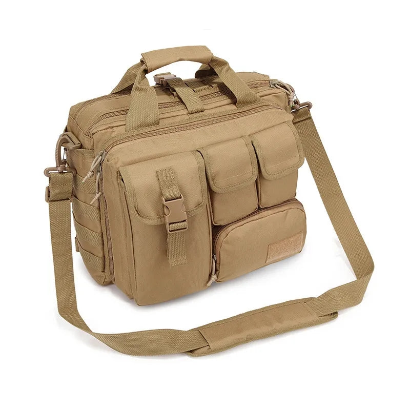 Tactical Multifunction Backpack Nylon Messenger Shoulder Bag Laptop Handbag