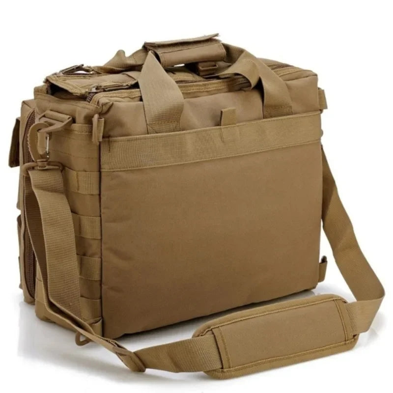 Tactical Multifunction Backpack Nylon Messenger Shoulder Bag Laptop Handbag