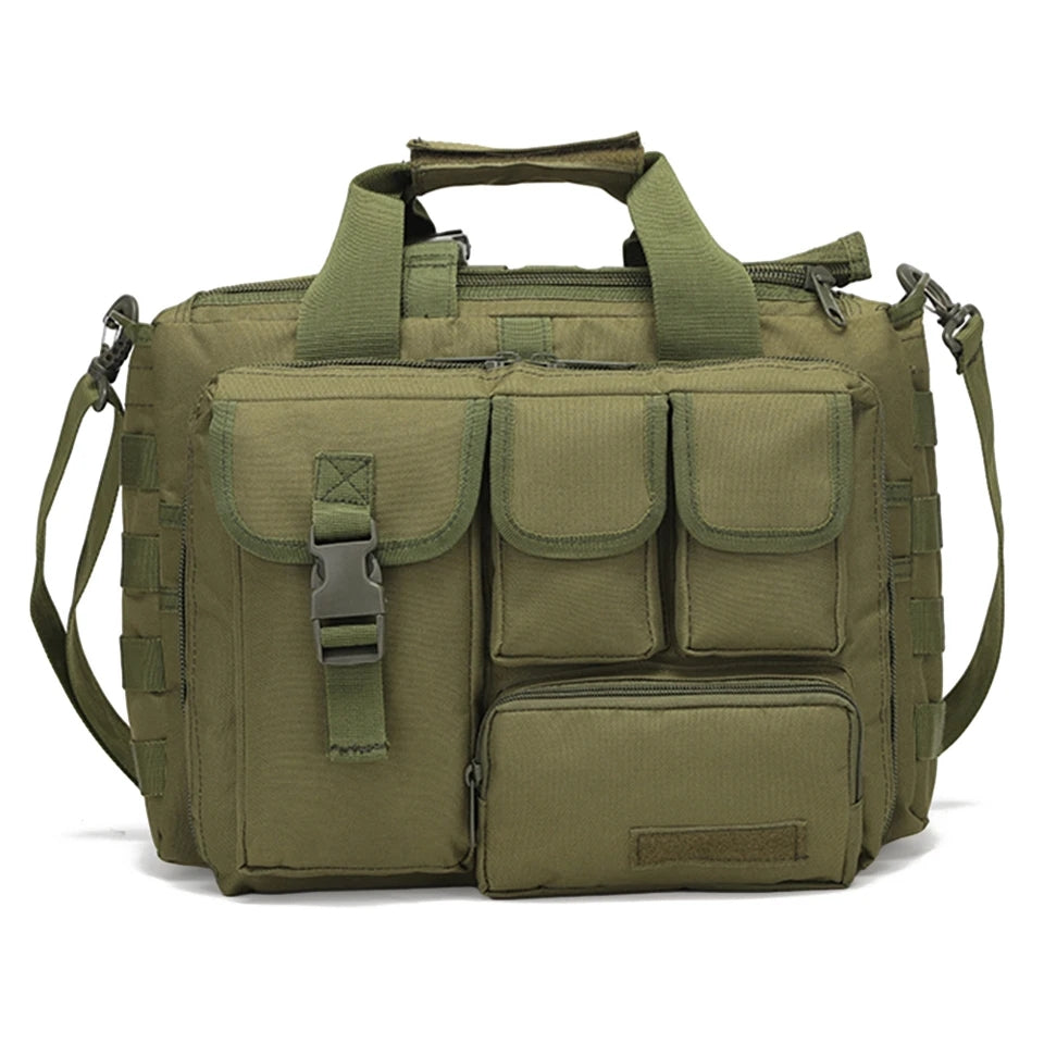 Tactical Multifunction Backpack Nylon Messenger Shoulder Bag Laptop Handbag