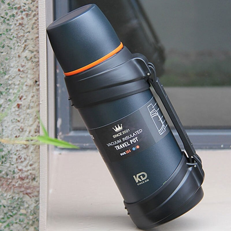 2L/2.5L Travel Thermos Flask Outdoor Stainless Steel Thermos 12 Hours Working