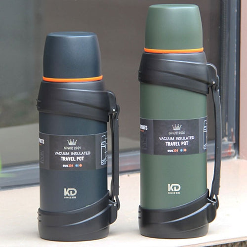 2L/2.5L Travel Thermos Flask Outdoor Stainless Steel Thermos 12 Hours Working