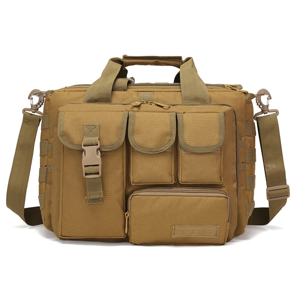 Tactical Multifunction Backpack Nylon Messenger Shoulder Bag Laptop Handbag