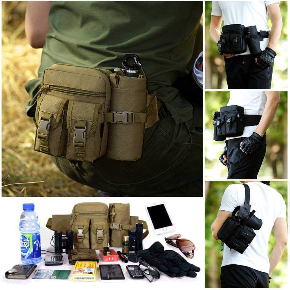 Waist Pouch With Bottle Holder