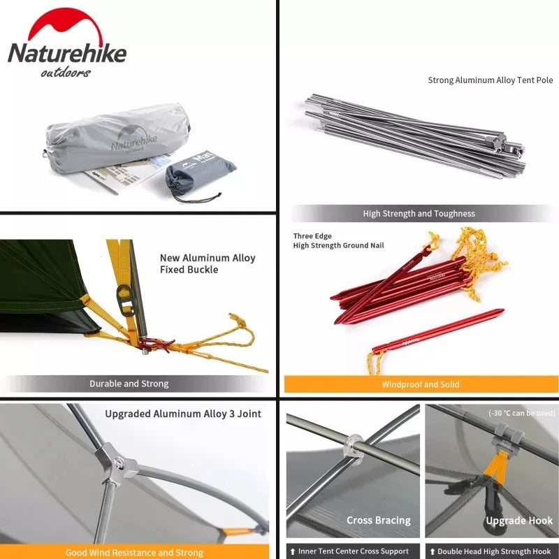 Naturehike Mongar 2 Person 20D Camping Tent
