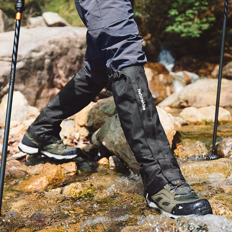 Naturehike Waterproof Windproof Nylon Leg Gaiters For Hiking Skiing Snow