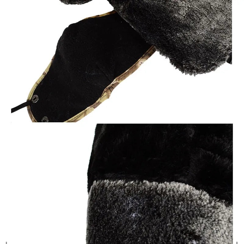 Camouflage Winter Snow Warm Cap